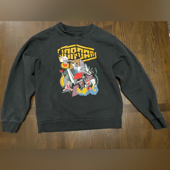 Mens Jordans Crewneck Sweatshirt with Sweatpants Set Size Small - Picture 3 of 13